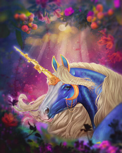 FULL RENDER - Horse portrait by Ulfeid3