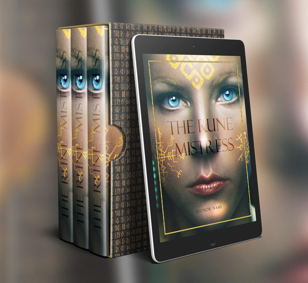 Ebook &amp; hardcover art example