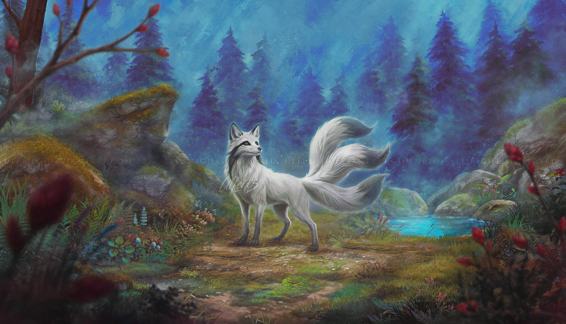 Kitsune guardian illustration by Ulfeid3 Kitsune guardian illustration by Ulfeid3