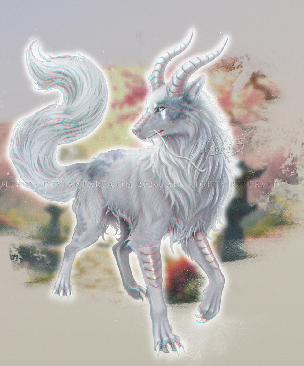 FULL RENDER - FULLBODY ANIMAL CREATURE ART by Ulfeid3
