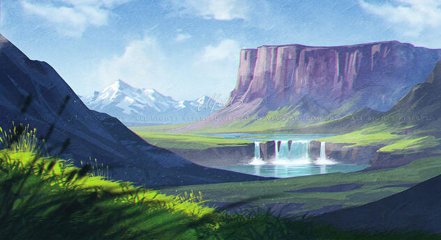 Speedpaint simple render background by Ulfeid3