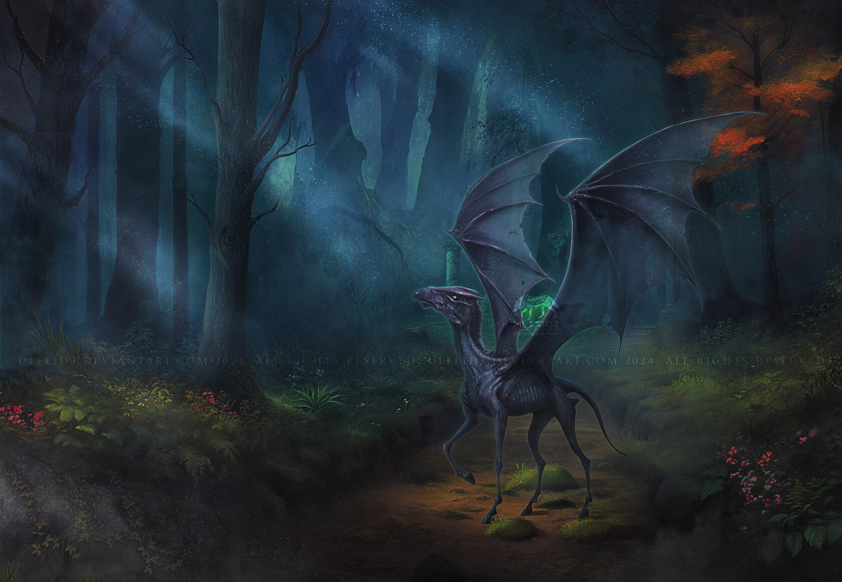 Digital art - Fantasy feral art by Ulfeid3 Digital art - Fantasy feral art by Ulfeid3