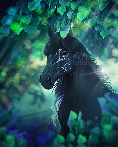 Digital art - Fantasy feral art by Ulfeid3