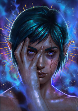 Portrait character art - Full render