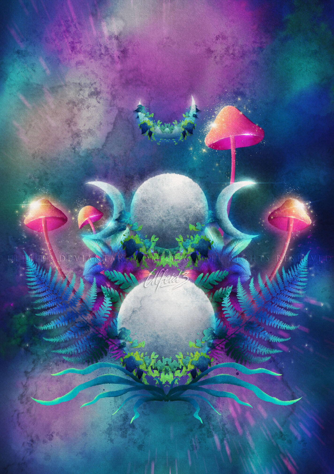 DETAILED FULL RENDER BOTANICAL CONCEPT ART