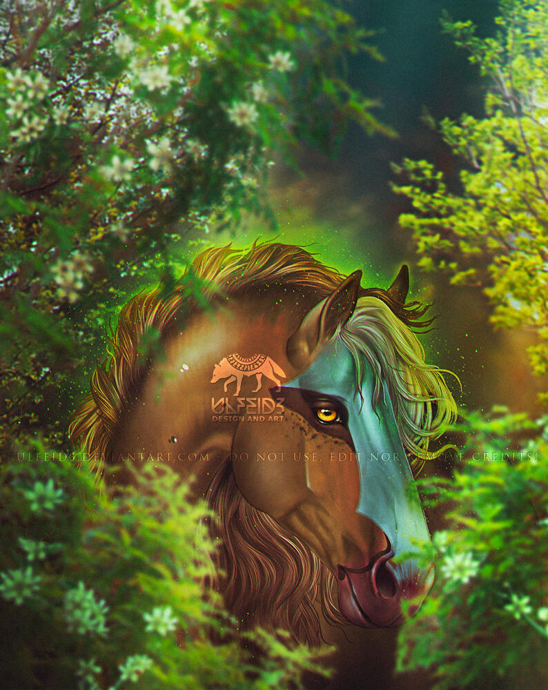 DETAILED HALFBODY - Horse by Ulfeid3