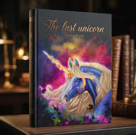 Book cover - Hardcover example