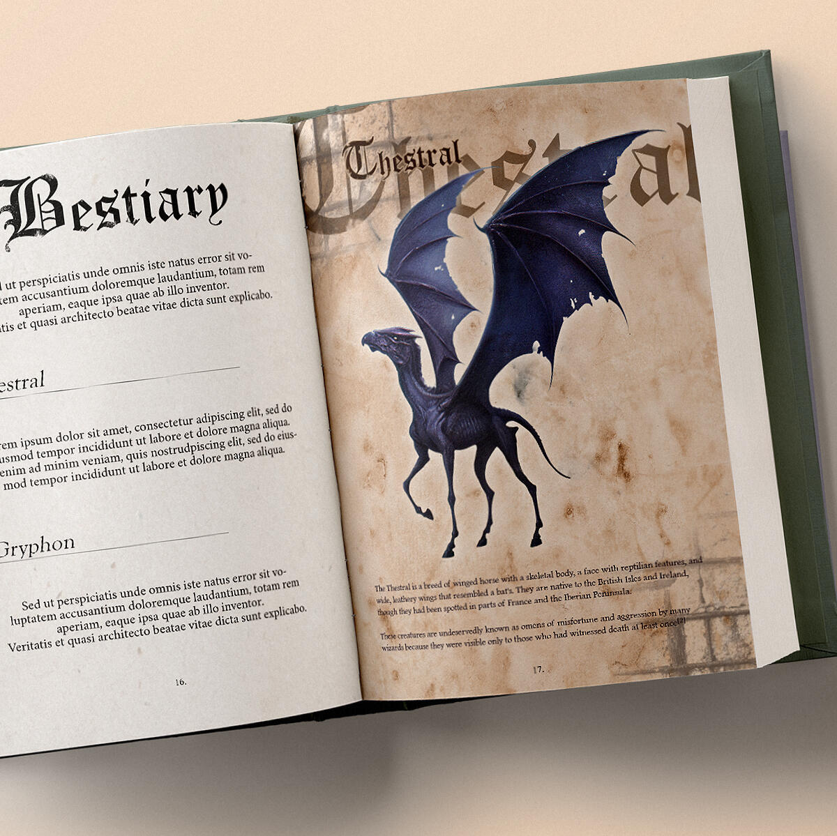 Book art - Internal art, creature design example by Ulfeid3 Book art - Internal art, creature design example by Ulfeid3